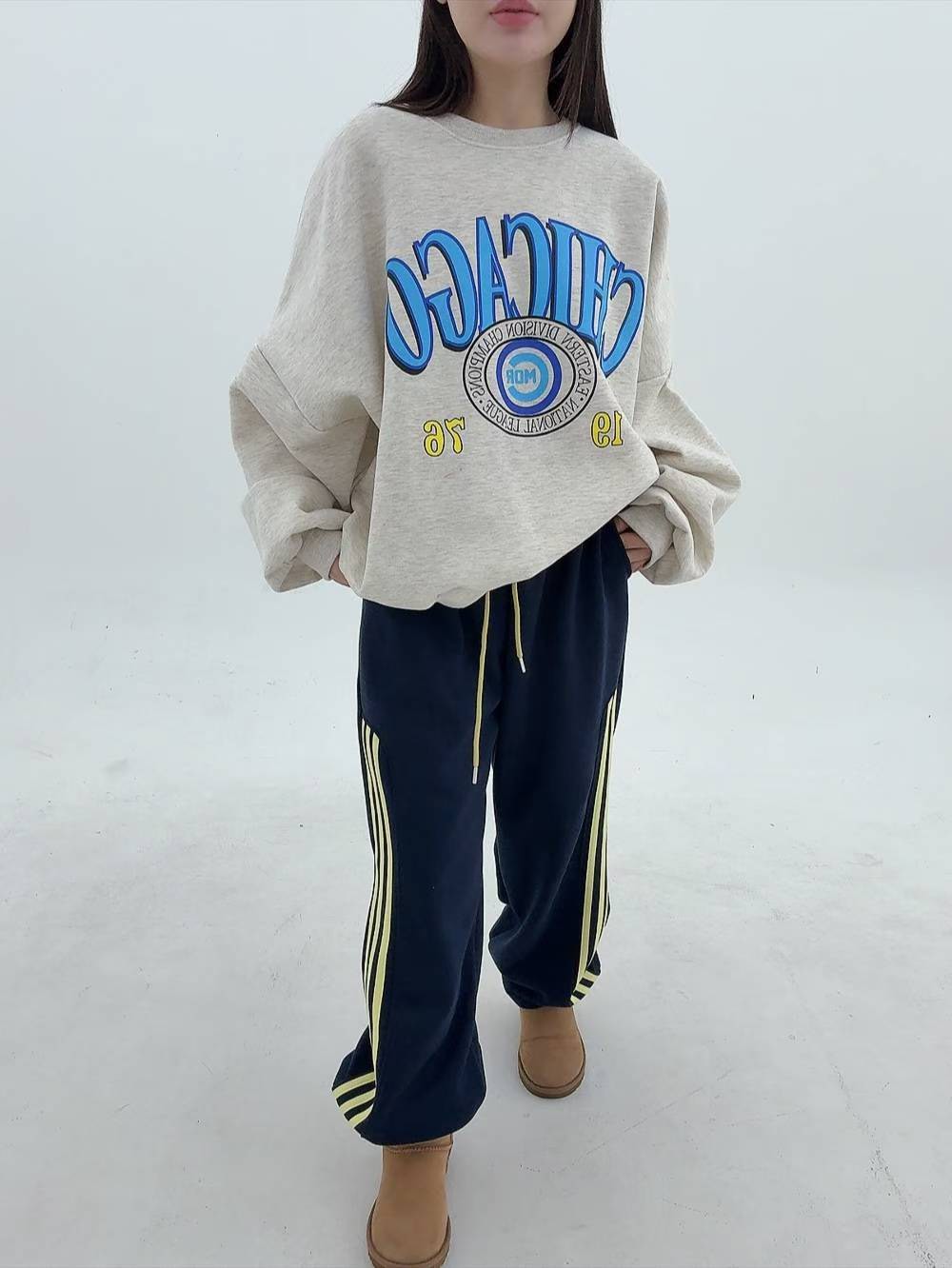 12A105 CHICAGO大學T(內磨毛)