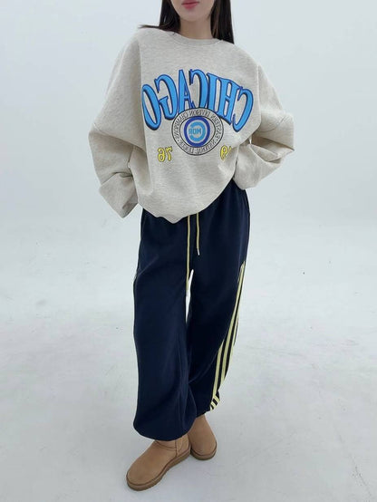 12A105 CHICAGO大學T(內磨毛)