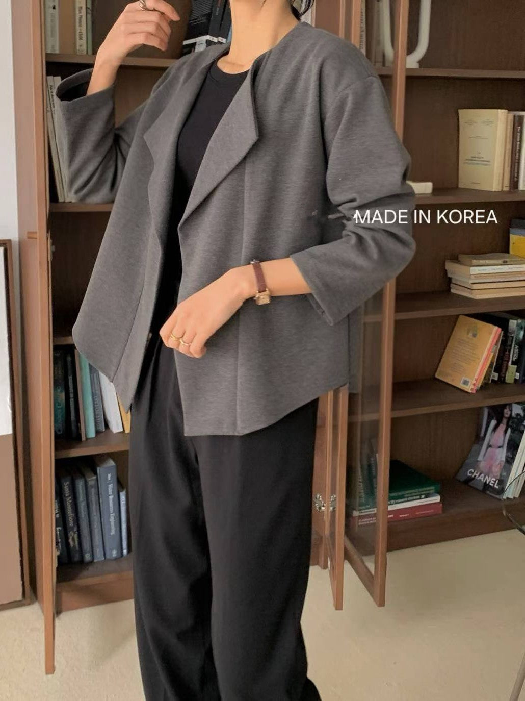 1A215 棉質翻領長袖外套