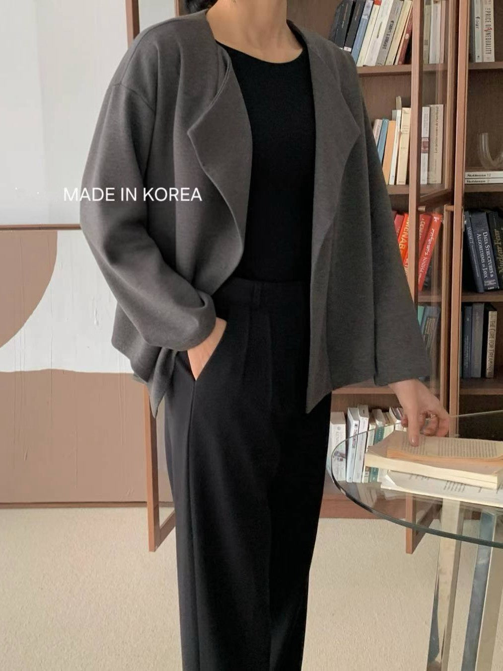 1A215 棉質翻領長袖外套