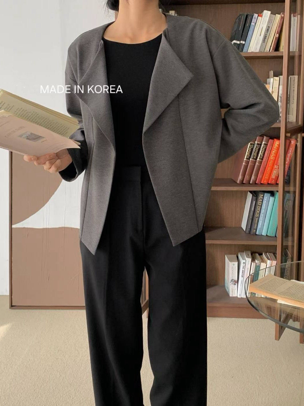 1A215 棉質翻領長袖外套