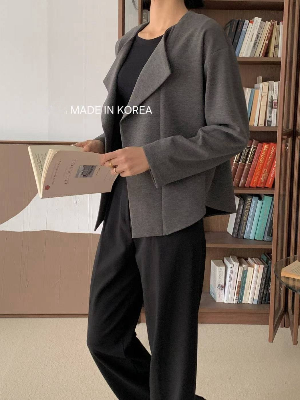 1A215 棉質翻領長袖外套