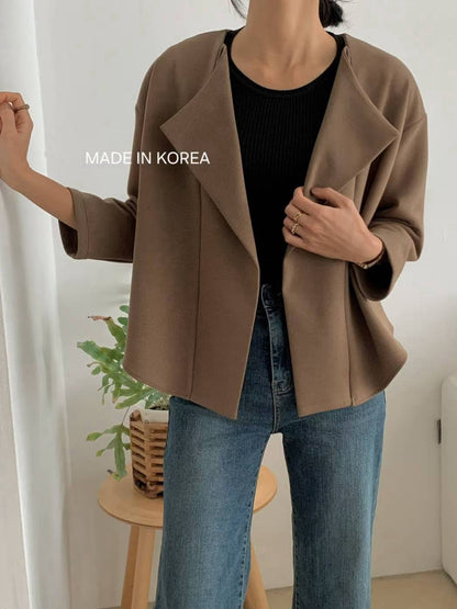 1A215 棉質翻領長袖外套