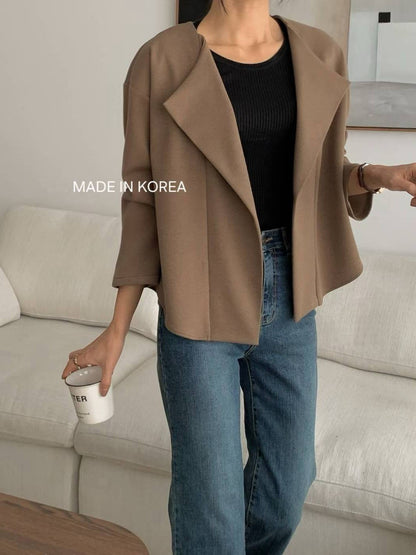 1A215 棉質翻領長袖外套