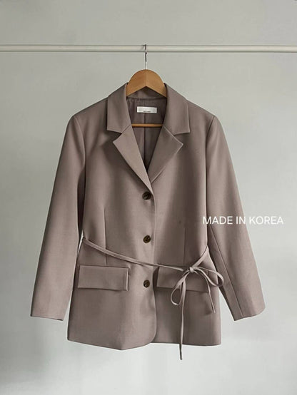 1A213 腰帶長版西裝