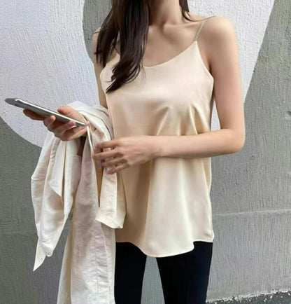 1A202 細帶雪紡v領背心