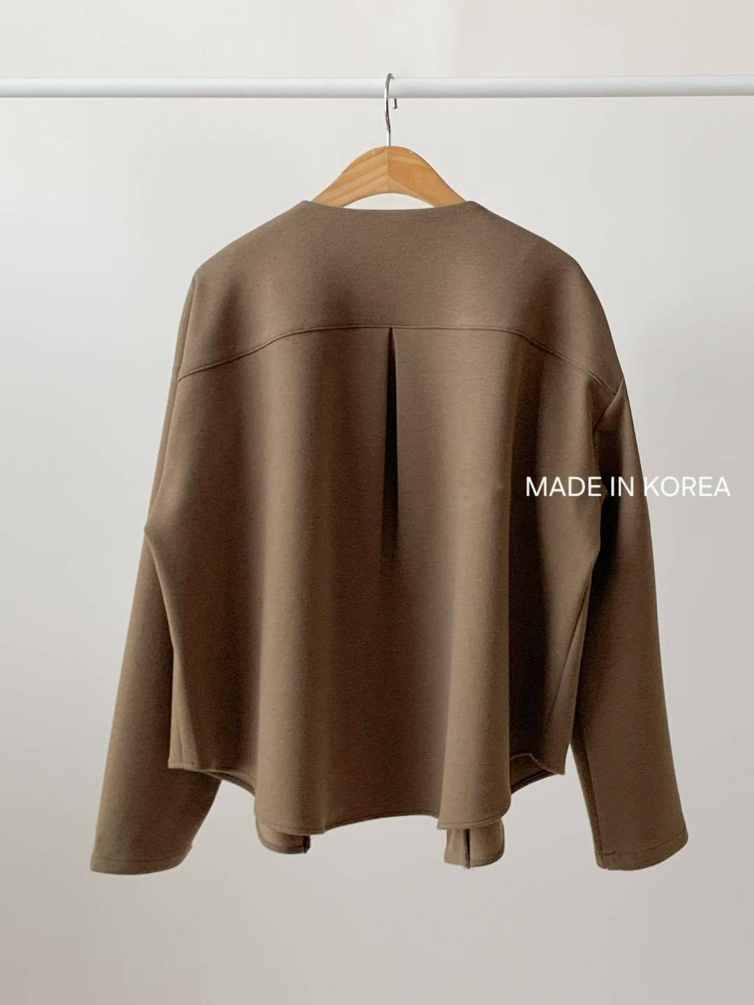 1A216 拚襯衫下擺棉質上衣