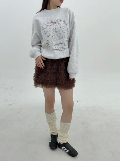 1B115 噴水池塗鴉大學T(內刷毛)