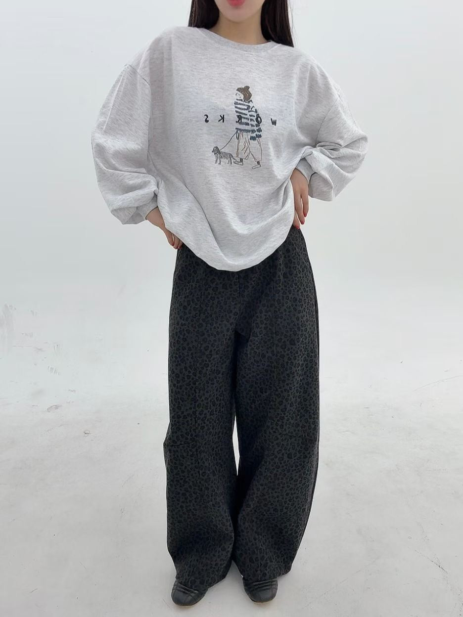 1B117 人物插畫大學T