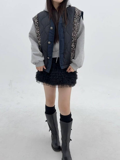 1B103 雙面穿鋪棉背心