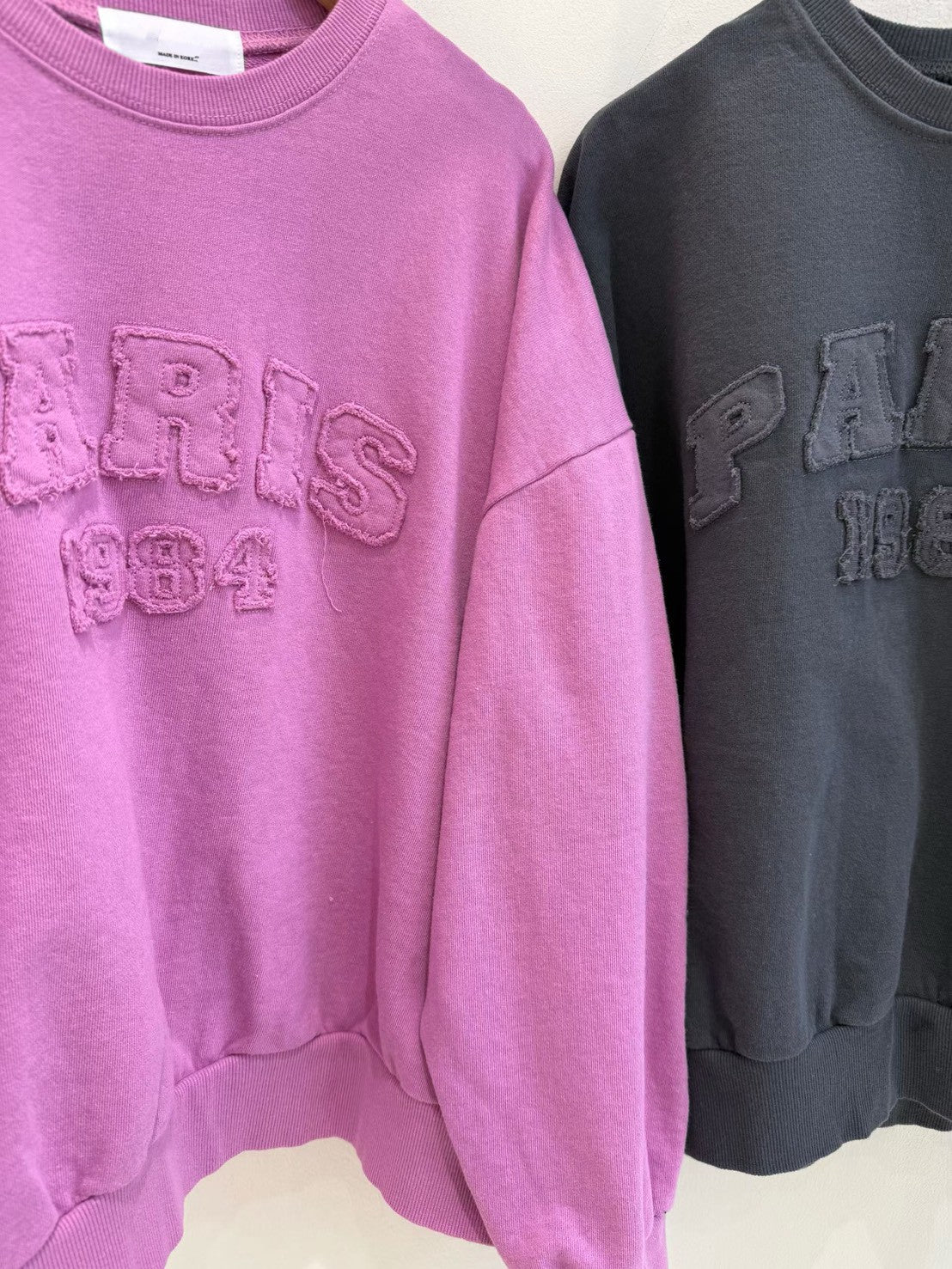 1B110 抽鬚字母水洗衛衣