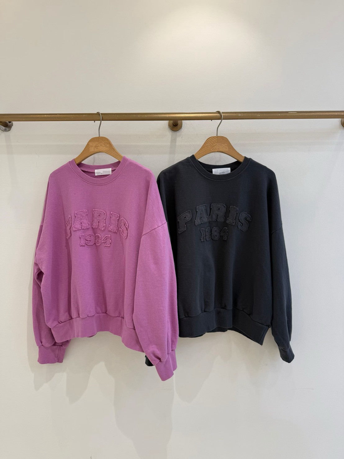 1B110 抽鬚字母水洗衛衣