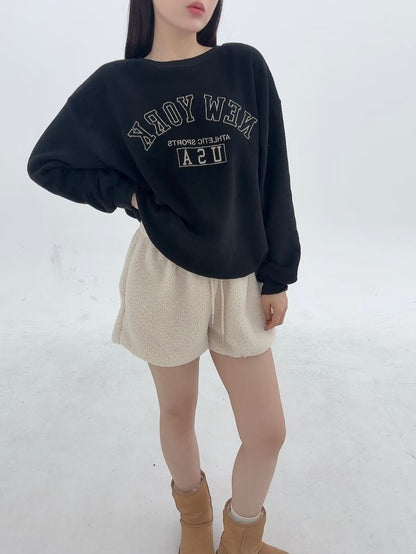 1B104 絨面NEW YORK大學T