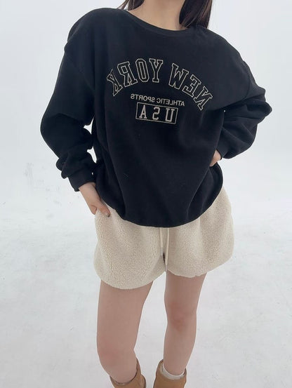 1B104 絨面NEW YORK大學T