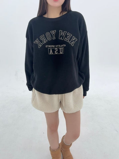 1B104 絨面NEW YORK大學T