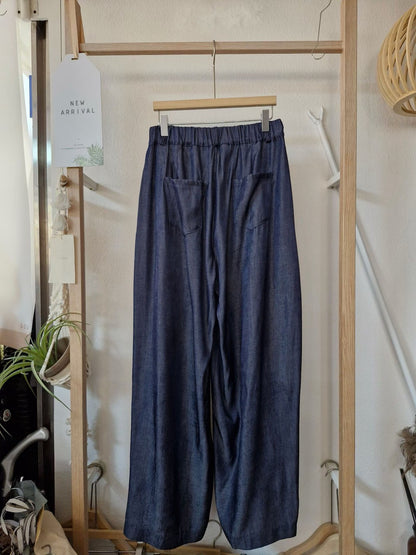 1C316 珠光長版襯衫+長寬褲