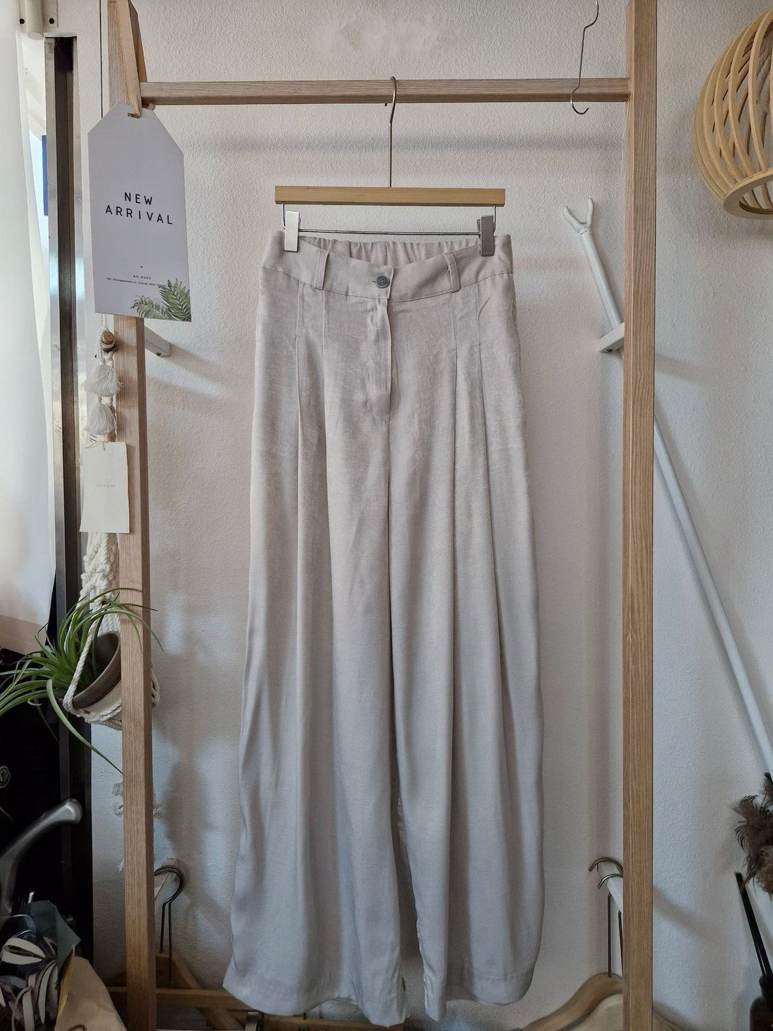 1C315 後鬆緊腰長寬褲