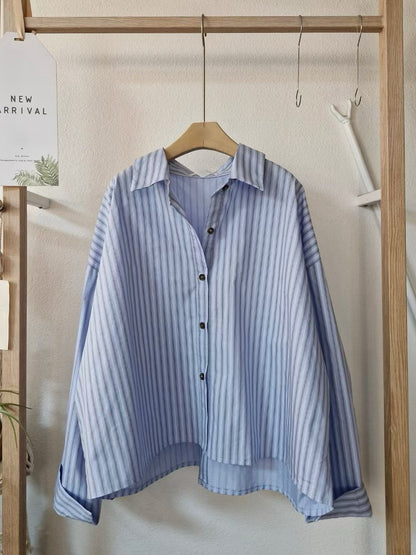 1C310 直條紋短版襯衫
