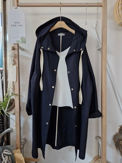 1C308 連帽長版風衣
