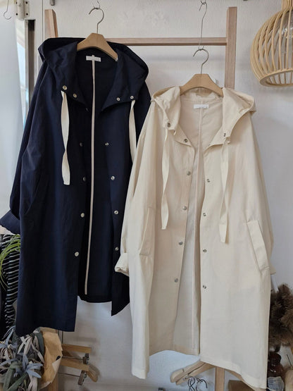 1C308 連帽長版風衣