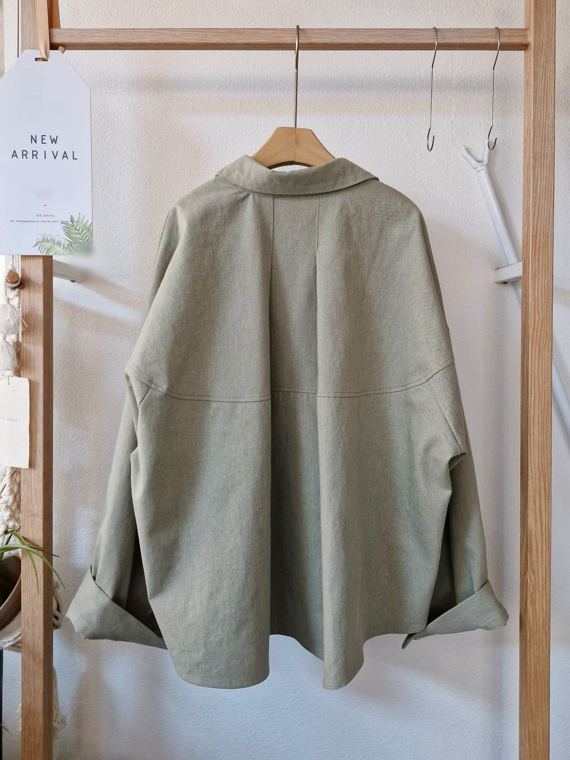 1C306 挺料斜紋布襯衫罩衫