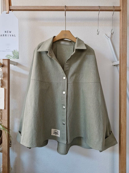 1C306 挺料斜紋布襯衫罩衫