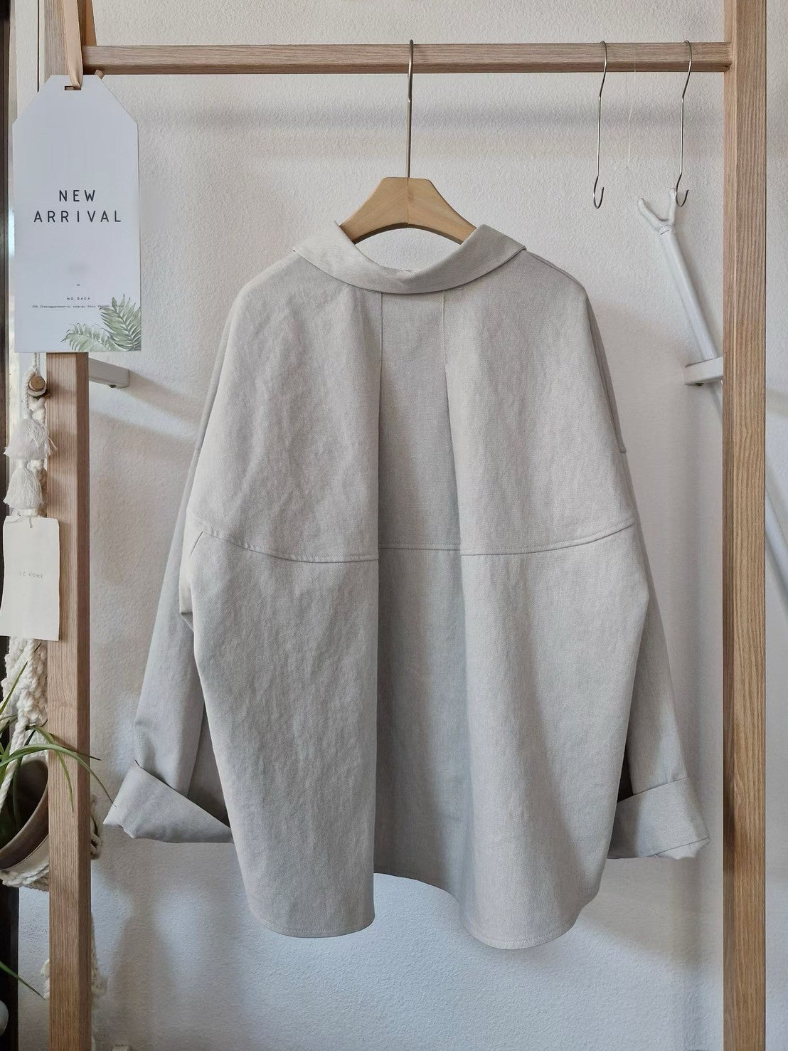 1C306 挺料斜紋布襯衫罩衫