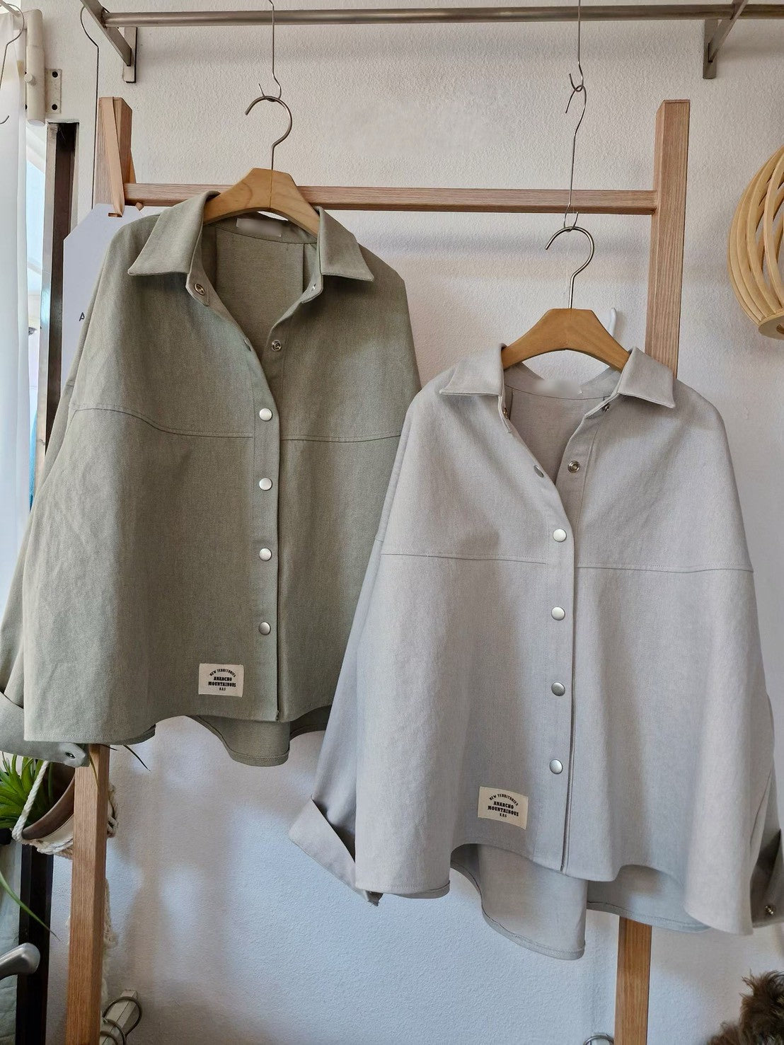 1C306 挺料斜紋布襯衫罩衫