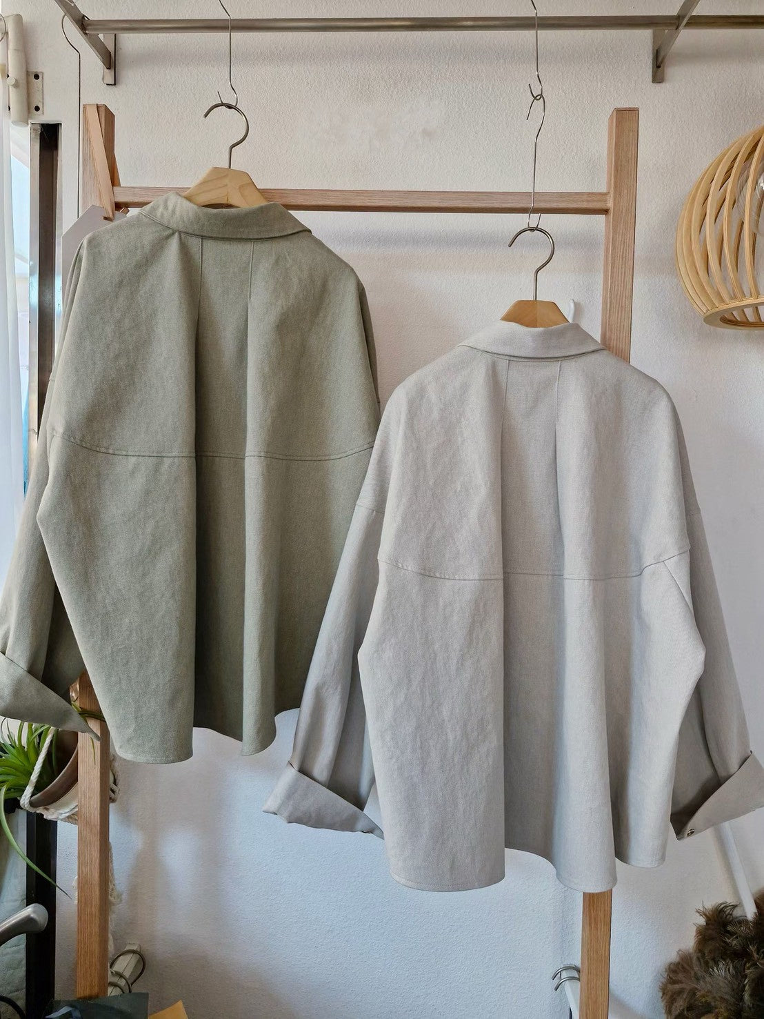 1C306 挺料斜紋布襯衫罩衫