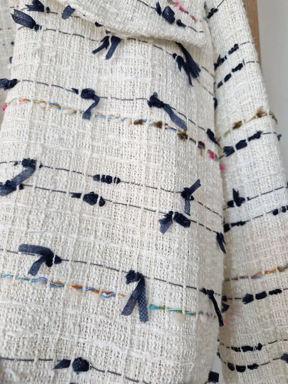 1C303 小香軟呢短版襯衫外罩