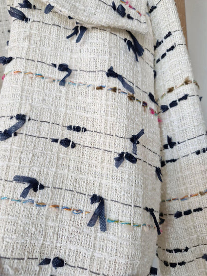 1C303 小香軟呢短版襯衫外罩