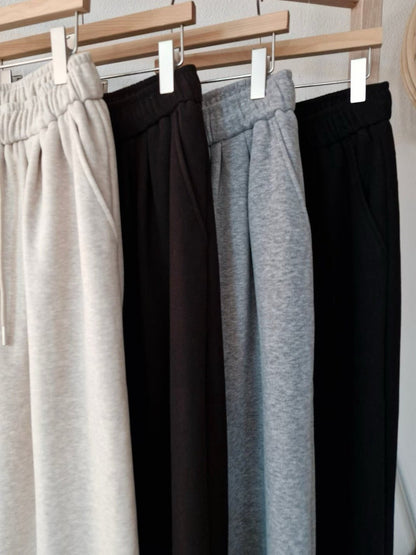 1C302 刷絨鬆緊腰棉長褲