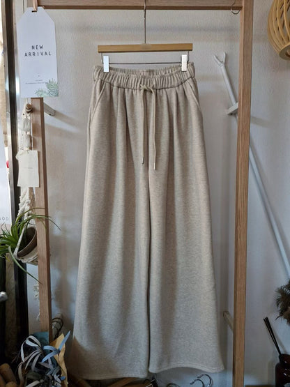1C302 刷絨鬆緊腰棉長褲