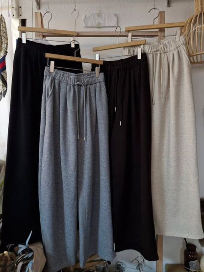 1C302 刷絨鬆緊腰棉長褲