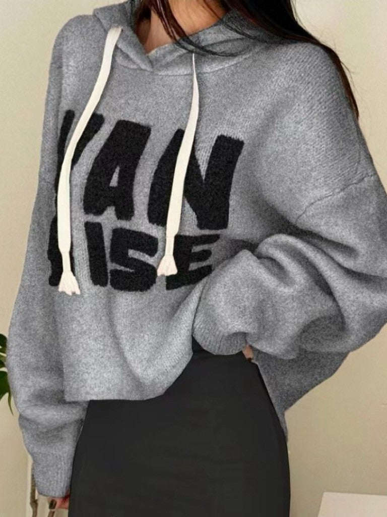 1D121 字母連帽毛衣