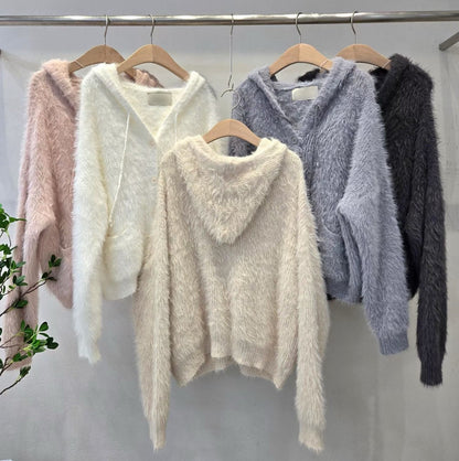 1D113 抽鬚感連帽排釦外套