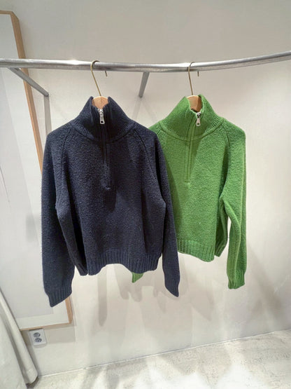 1B212 拉鍊開襟毛衣