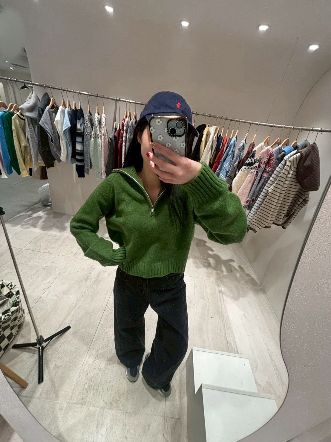 1B212 拉鍊開襟毛衣