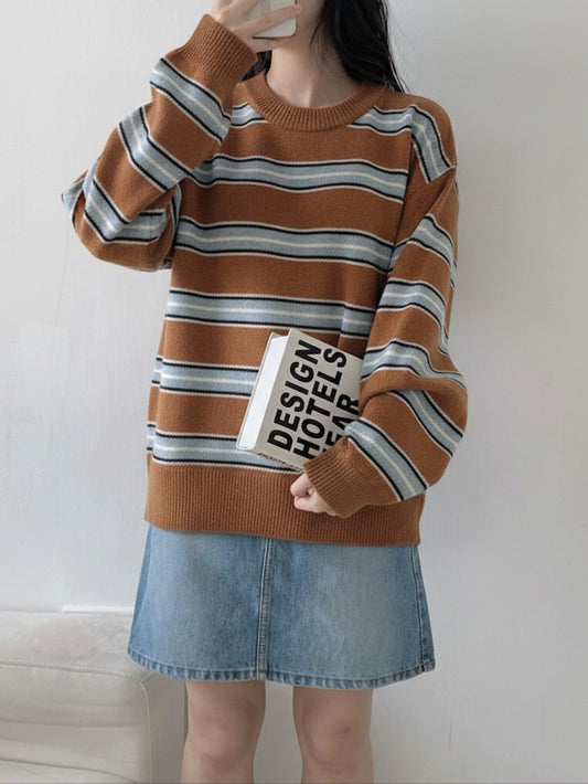 1B213 雙橫條毛衣