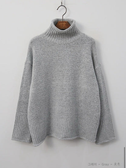 1B205 立領微鬆份毛衣