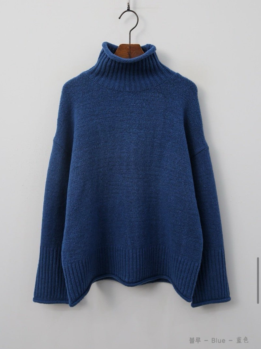 1B205 立領微鬆份毛衣