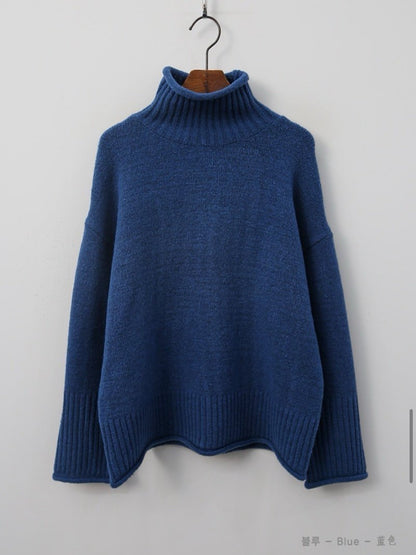 1B205 立領微鬆份毛衣