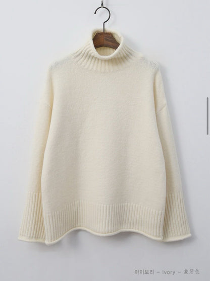 1B205 立領微鬆份毛衣