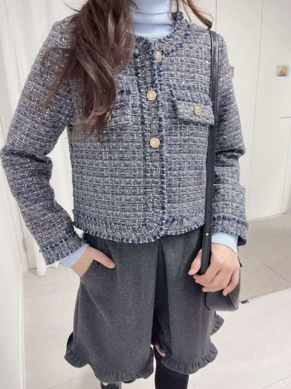 1C106 混色小香外套