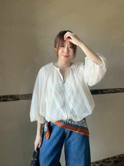 SC010 腰果花絲質大方巾