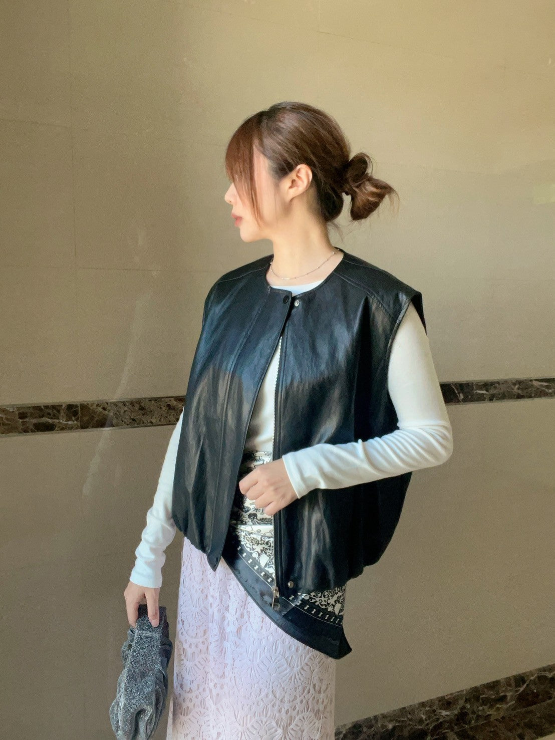 TS1769 大U領長袖棉T