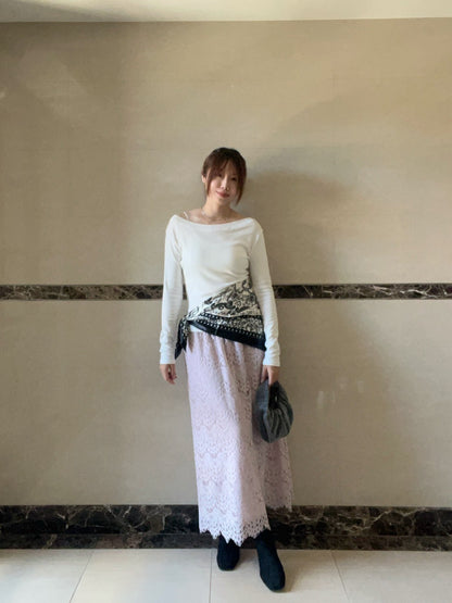 SC010 腰果花絲質大方巾