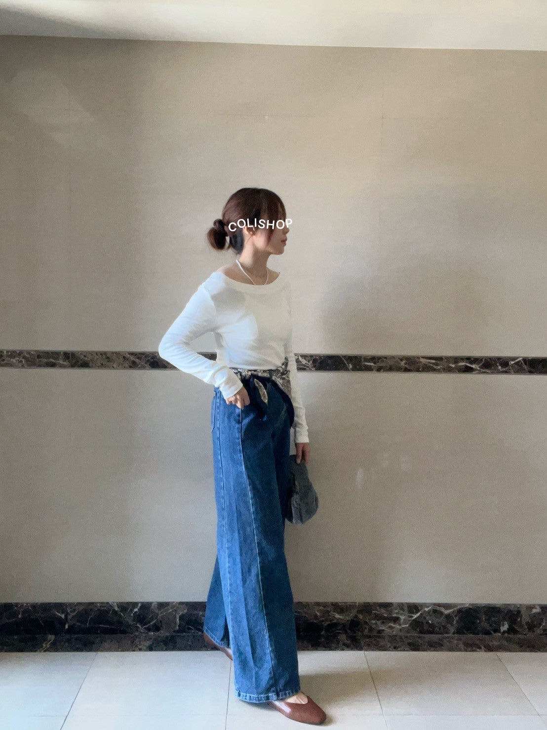 TS1769 大U領長袖棉T