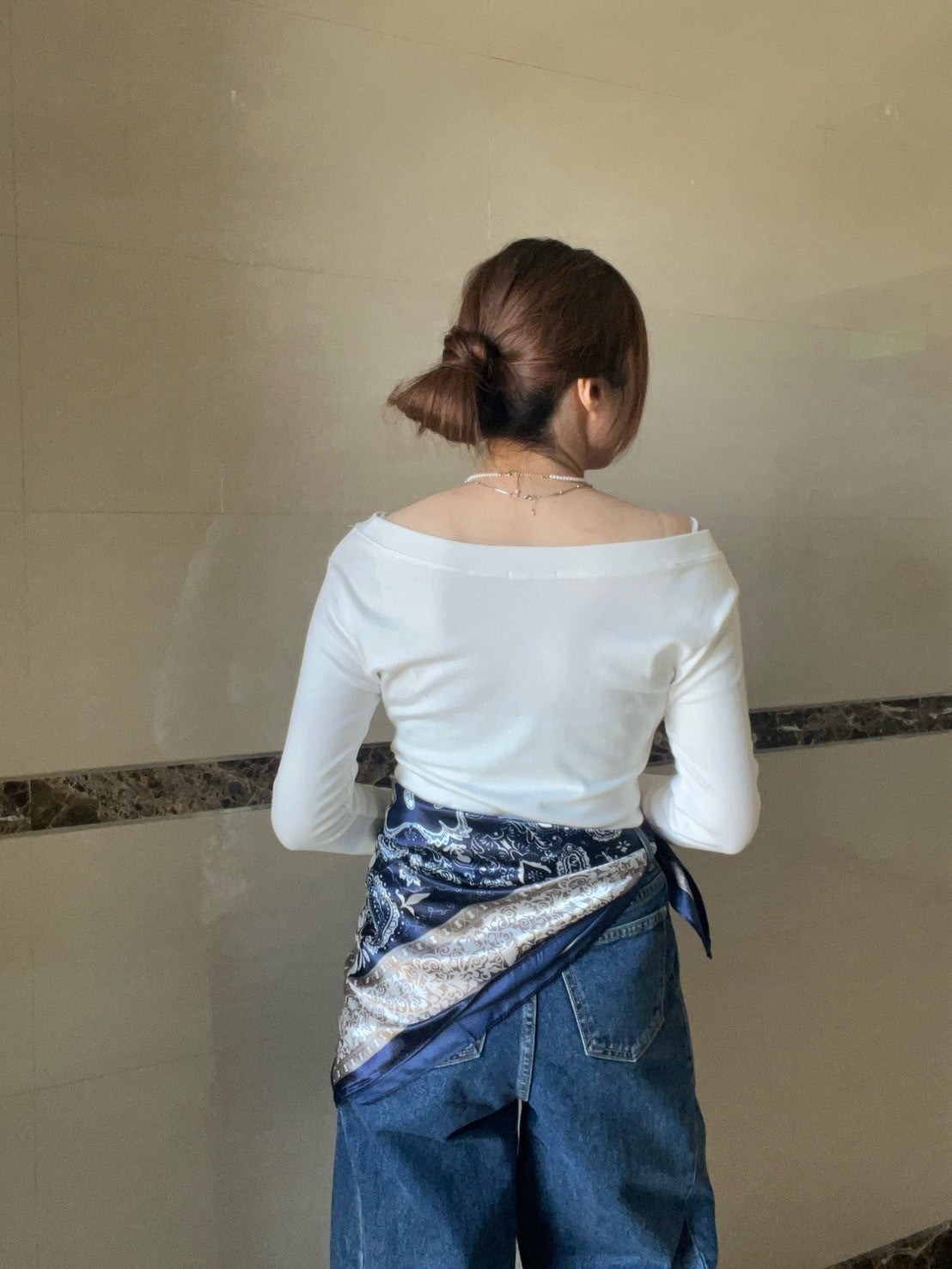 TS1769 大U領長袖棉T