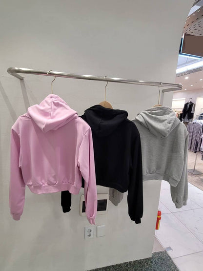 10A105 愛心短版帽T